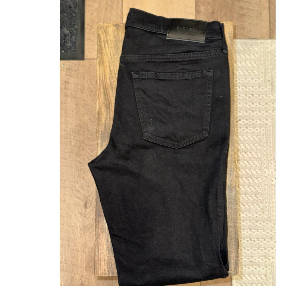 Express Men's HyperStretch Denim Jeans (Black, Slim Straight, 30Wx30L)